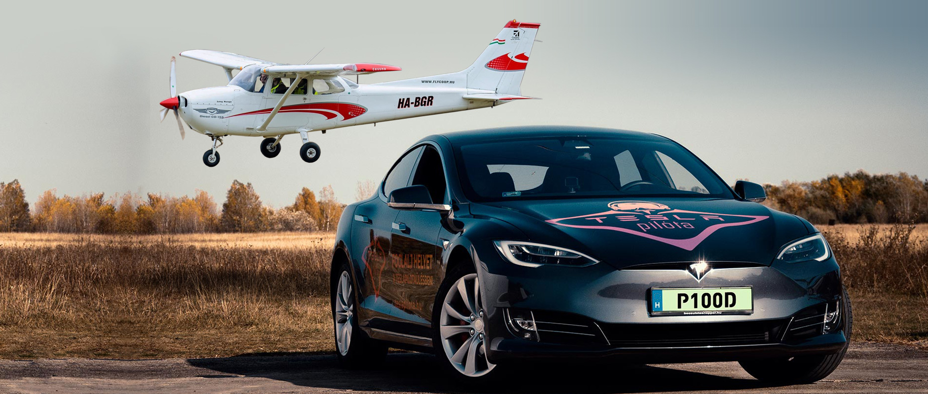 Száguldj földön égen! Tesla + Cesna