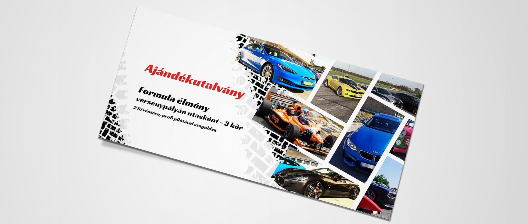 Formula élmény versenypályán utasként