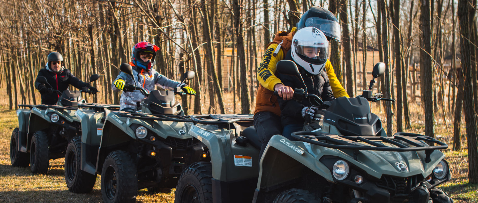 Apa fia VIP Quad túra offroad paradicsomban
