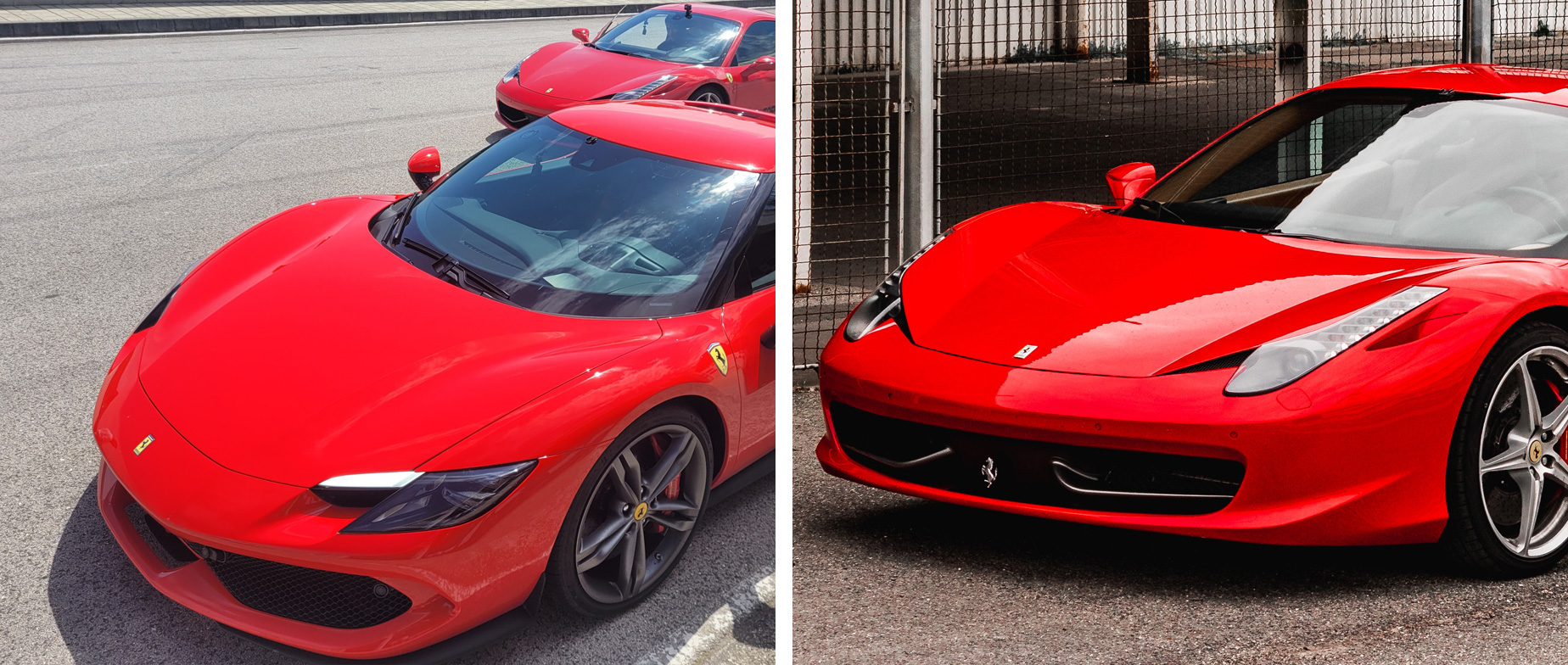 Ferrari 458 Italia és Ferrari 296 GTB élményvezetés az Euroringen