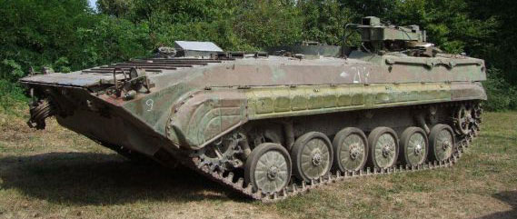 BMP1-VPV lánctalpas vezetése