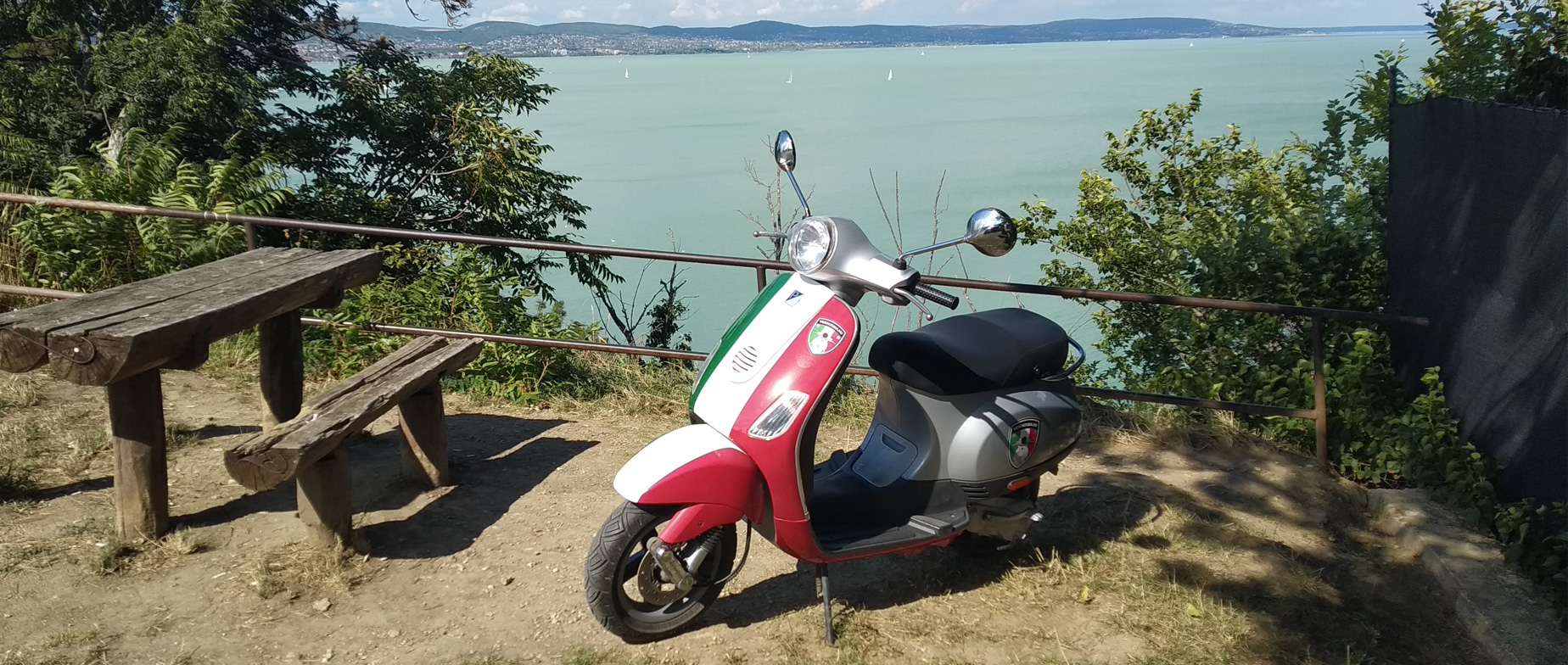 Nyugat-Balatoni Vespa túra