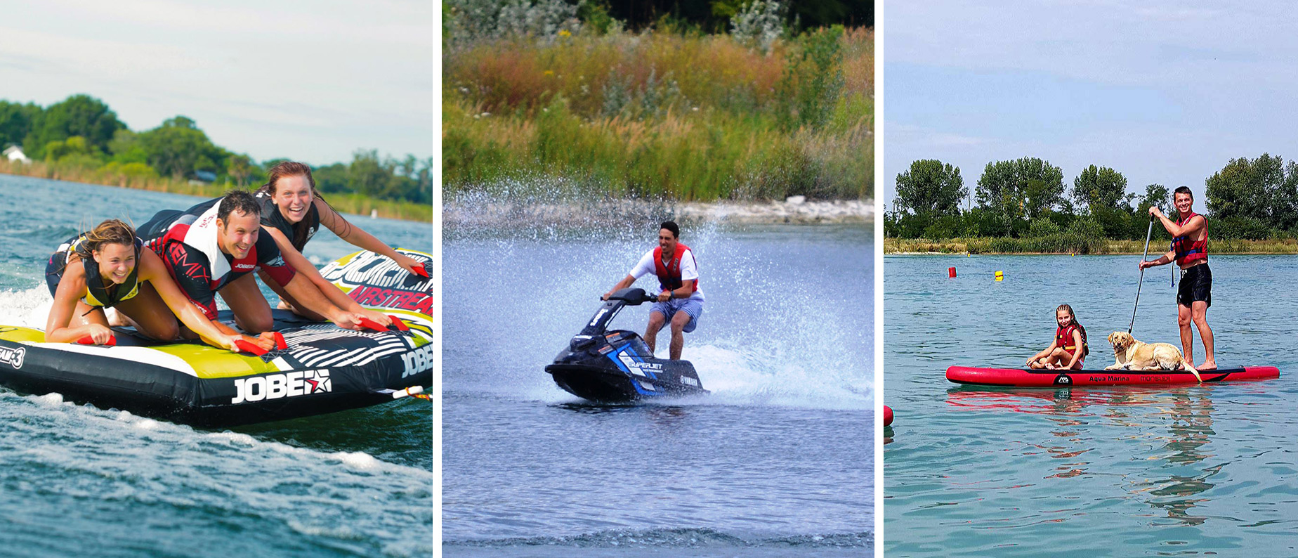 Páros adrenalin vízisport csomag Budapest szélén