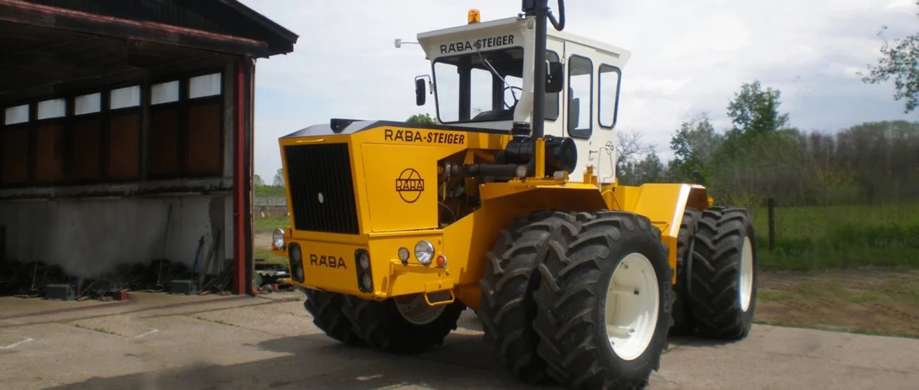 Rába Steiger 245 brutális traktor vezetés