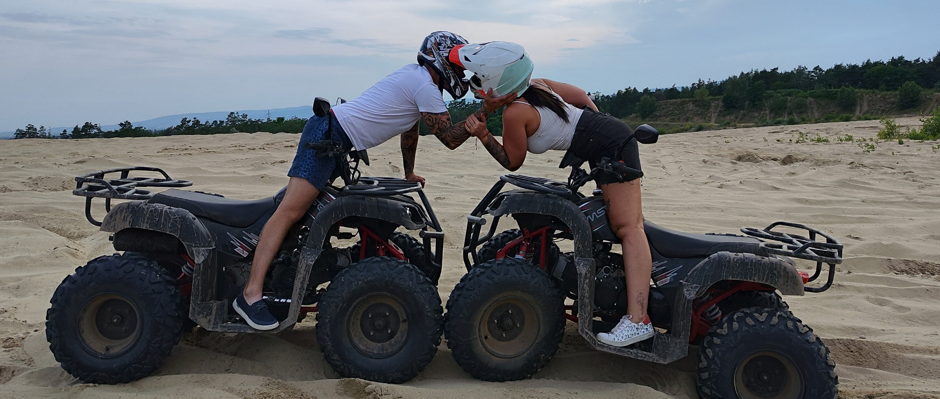 Romantikus Quad Randi 1 órában, Piknikkel és Pezsgővel