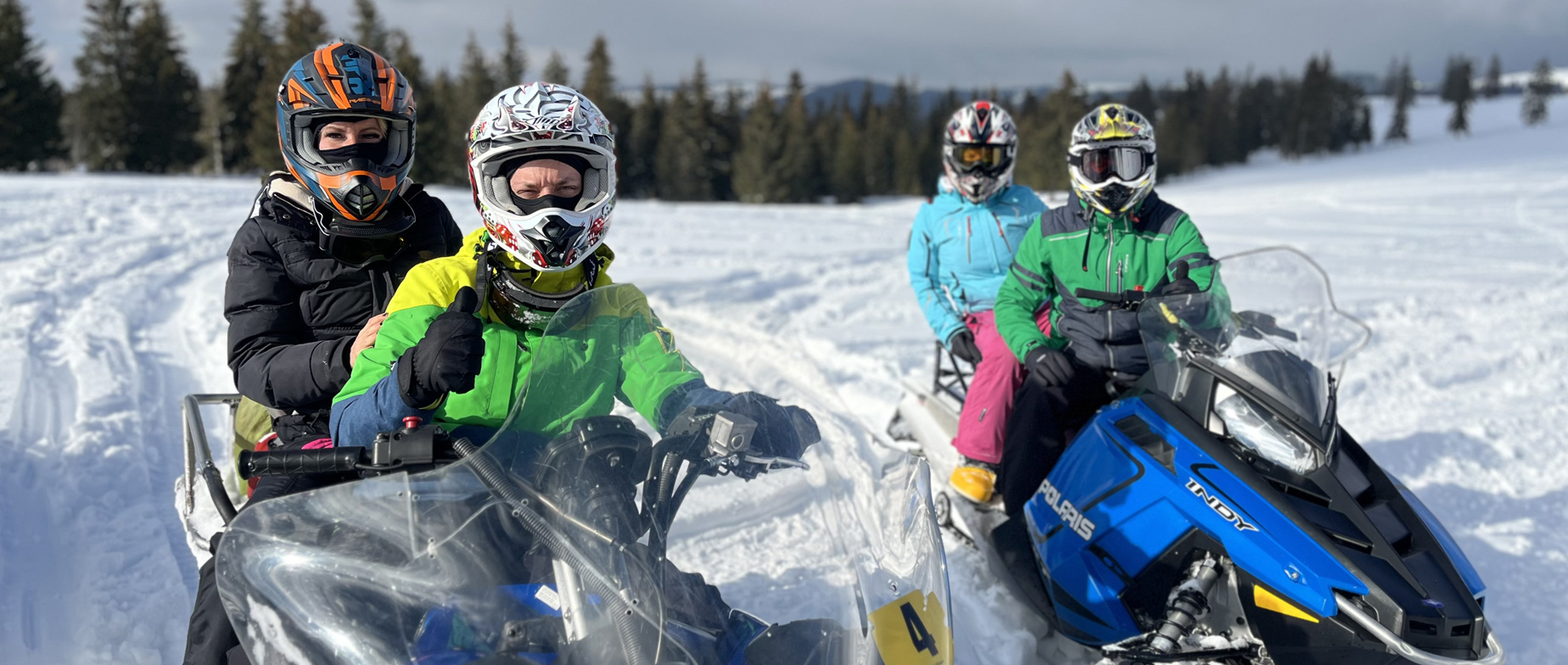 Motoros hószán túra Erdélyben