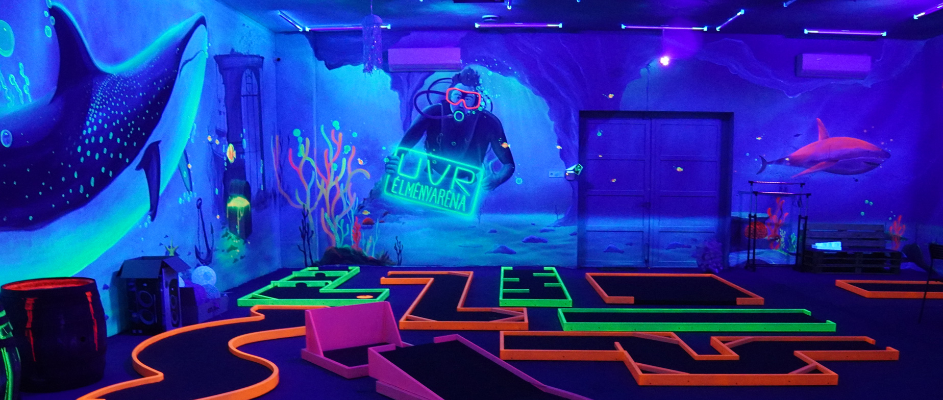 UV Minigolf élmény –  1 óra garantált szórakozás